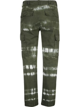 Parosh Paint Effect Cargo Trousers