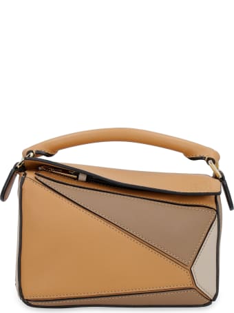 Loewe Mini Puzzle Leather Handbag