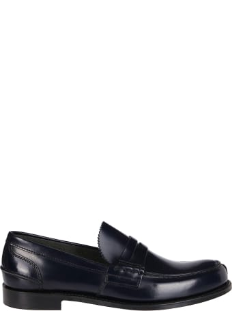 Church's Blue Leather Loafers