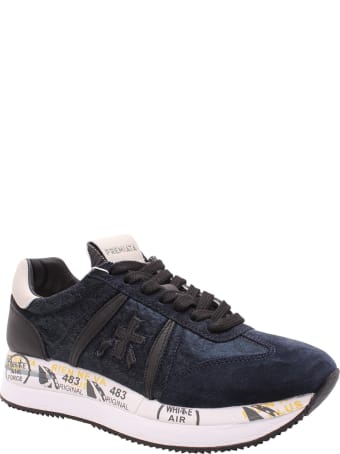 Premiata 'conny 1491' Leather Sneakers