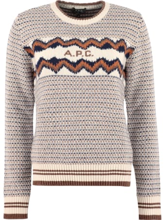 A.P.C. Adele Wool Crew-neck Pullover