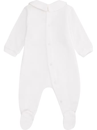 Moschino Logo Print Long Baby-romper