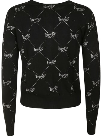 Be Blumarine Motif Detail Buttoned Cardigan