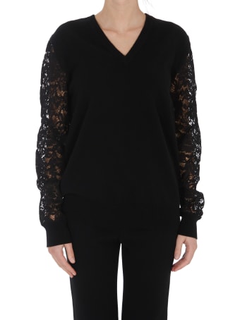 Dolce & Gabbana Lace Sleeves Sweater