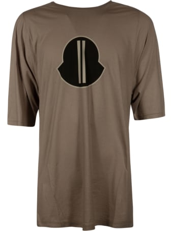 Moncler + Rick Owens Centre Logo Print T-shirt