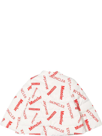 Moncler Logo Print Down Jacket