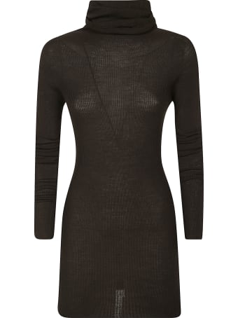 Rick Owens Ribbed Ls Tube Jumper