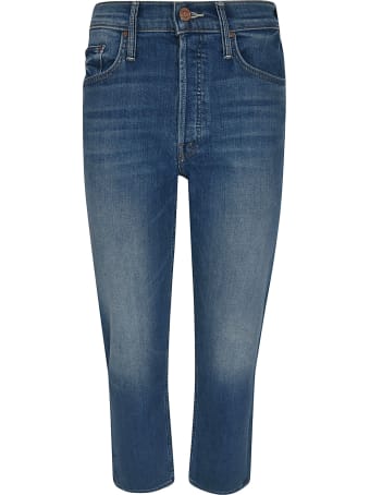 Mother Semi-cropped Fitted Jeans