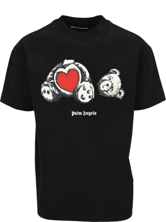 Palm Angels Bear In Love Logo T-shirt
