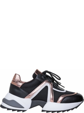 Alexander Smith London Alexander Smith Marble Black Sneakers