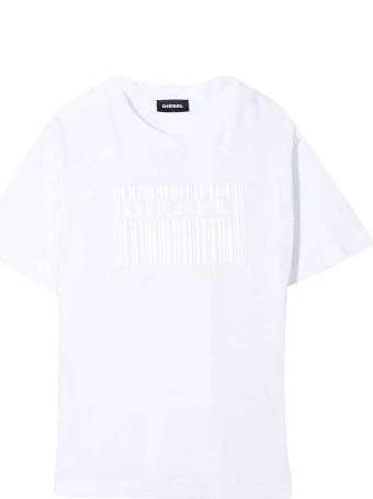 Diesel White T-shirt Teen