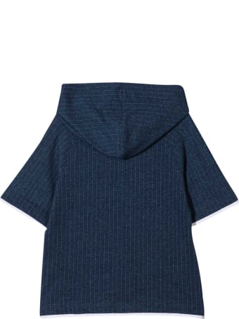 Brunello Cucinelli Blue Sweatshirt Teen With Hood