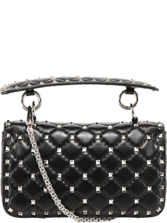 Valentino Garavani Ruckstud Spike Shoulder Bag