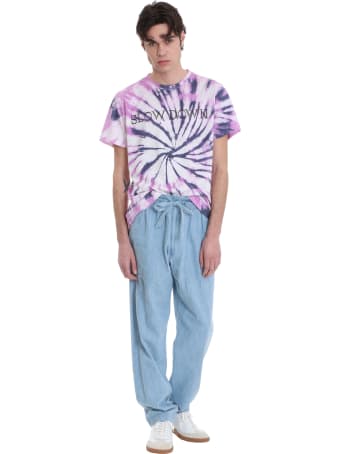 Isabel Marant Zafferh T-shirt In Viola Cotton