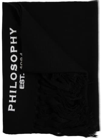 Philosophy di Lorenzo Serafini Kids Wool Blend Scarf With Logo