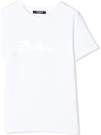 Balmain T-shirt Con Stampa