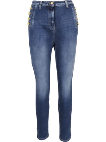 Elisabetta Franchi Gold Bottom Jeans