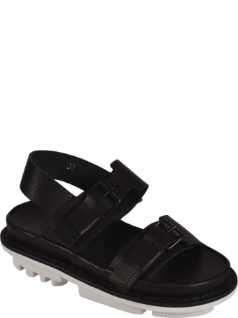 Trippen Double Side-buckled Strap Sandals