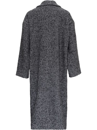 Isabel Marant Étoile Ojima Double-breasted Coat In Tweed