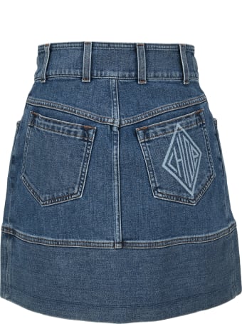 Chloé Chloe' Denim Mini Skirt