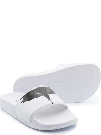 Marcelo Burlon Slippers With Wings Print