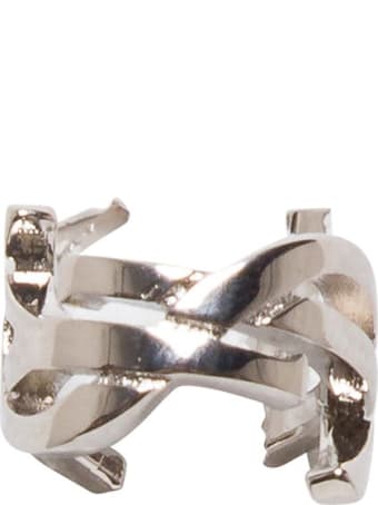 Saint Laurent Metal Monogram Ear Cuff