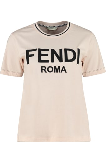 Fendi Cotton Crew-neck T-shirt