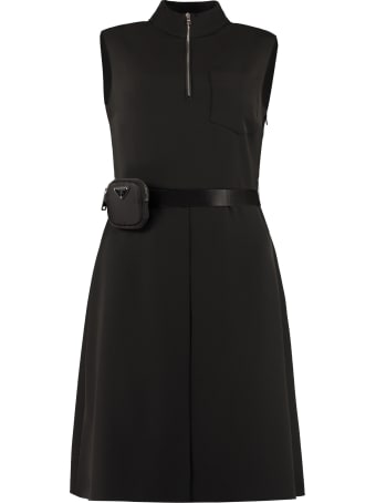 Prada Belted Waist Dress