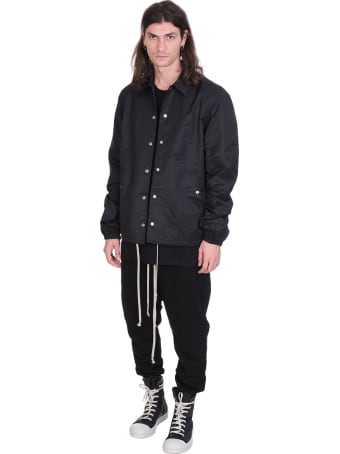 DRKSHDW Snapfront Jkt Casual Jacket In Black Cotton
