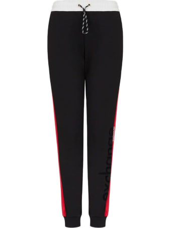 Armani Collezioni Armani Exchange Pantaloni In Felpa Nero Donna