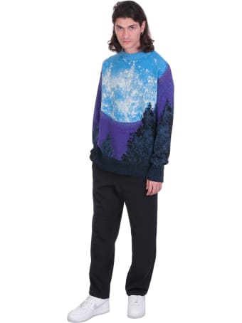 Bonsai Knitwear In Blue Wool