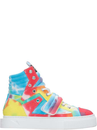 Gienchi Hypnos Sneakers In Multicolor Canvas