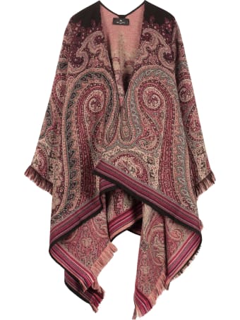 Etro Wool Poncho