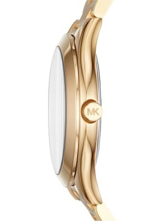 Michael Kors Mini Slim Runway Gold Tone Women's Watch