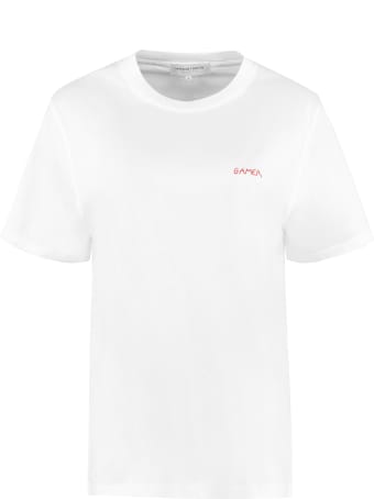 Maison Labiche Embroidered Cotton T-shirt