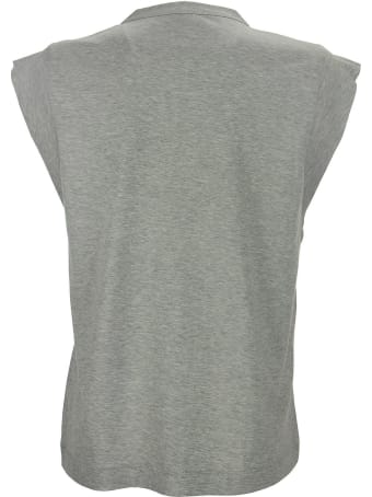 Brunello Cucinelli "new Beginnings" Top In Light Cotton Jersey