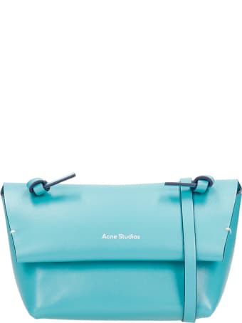 Acne Studios Alexandria Shoulder Bag In Green Leather