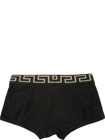 Versace Fitted Logo Boxer Shorts