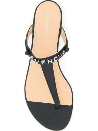 Givenchy Thong Mules Lettering