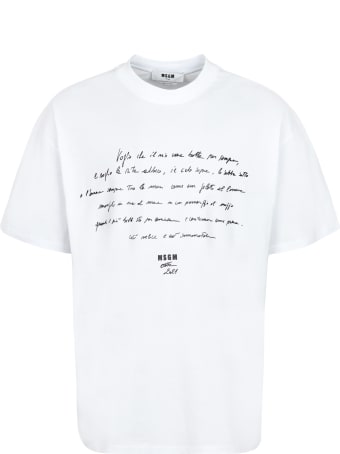 MSGM Oversize T-shirt - Msgm X Isabella Santacroce