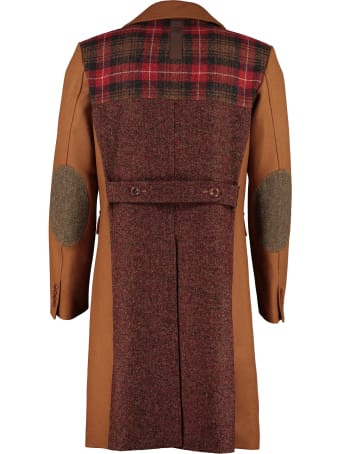 Junya Watanabe Comme Des Garçons Double-breasted Wool Coat