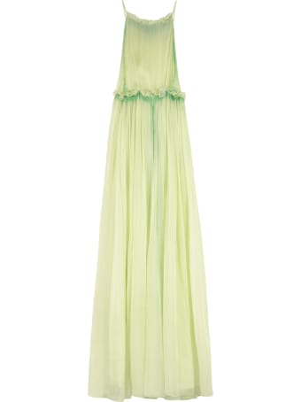 Alberta Ferretti Long Chiffon Dress