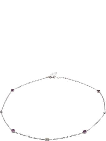 Lo Spazio Jewelry Lo Spazio Pink Sapphire and Diamond Necklace