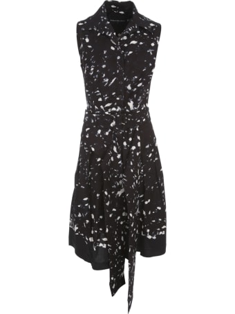 Samantha Sung Audrey Long Dress 3/4s Shirt Collar