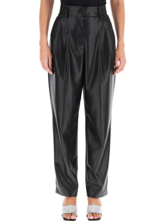 MSGM Faux Leather Loose Trousers