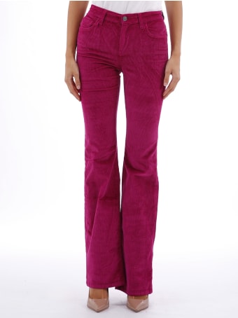 Current/Elliott Trousers Fuchsia Velvet