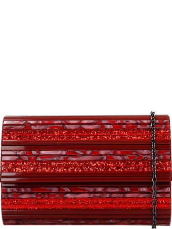 Kurt Geiger Party Envelope Clutch In Red Pvc
