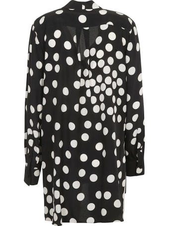 Valentino Polka Dot V-neck Top