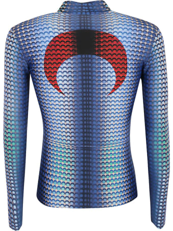 Marine Serre Rear Crescent Print Slim Top