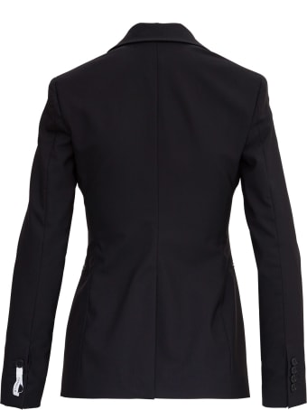 Tonello Single Breasted Black Blazer In Wool Blend